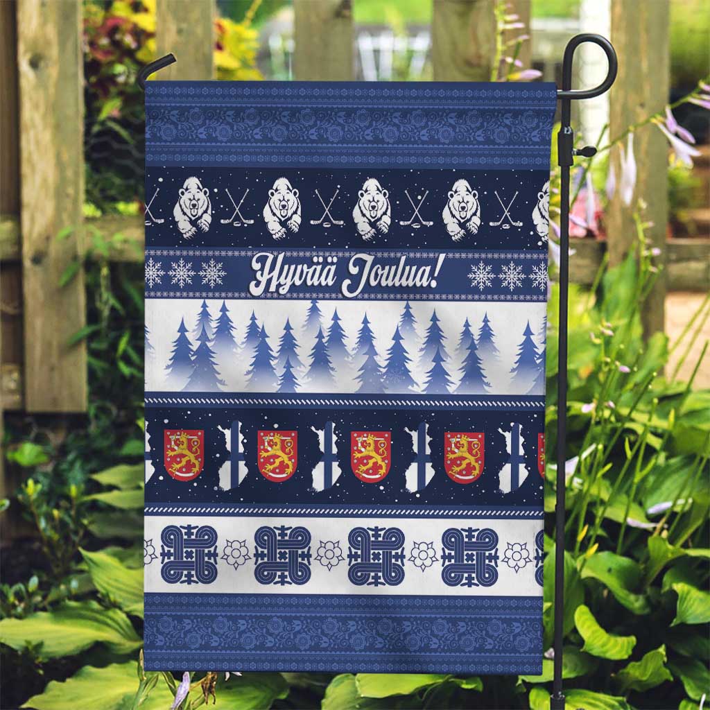 Finland Christmas Garden Flag Suomen Tasavalta Hyvaa Joulua - Wonder Print Shop