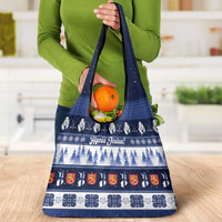 Finland Christmas Grocery Bag Suomen Tasavalta Hyvaa Joulua - Wonder Print Shop