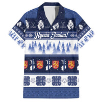Finland Christmas Hawaiian Shirt Suomen Tasavalta Hyvaa Joulua - Wonder Print Shop