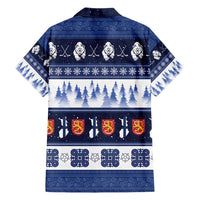Finland Christmas Hawaiian Shirt Suomen Tasavalta Hyvaa Joulua - Wonder Print Shop