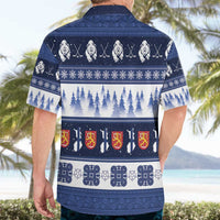 Finland Christmas Hawaiian Shirt Suomen Tasavalta Hyvaa Joulua - Wonder Print Shop