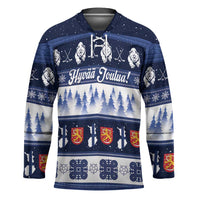 Finland Christmas Hockey Jersey Suomen Tasavalta Hyvaa Joulua - Wonder Print Shop