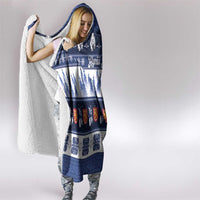 Finland Christmas Hooded Blanket Suomen Tasavalta Hyvaa Joulua - Wonder Print Shop