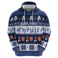 Finland Christmas Hoodie Suomen Tasavalta Hyvaa Joulua - Wonder Print Shop