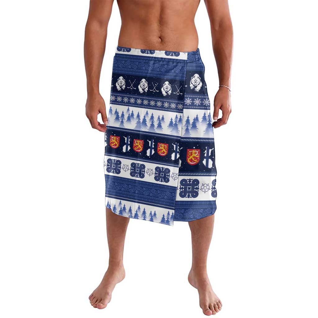 Finland Christmas Lavalava Suomen Tasavalta Hyvaa Joulua - Wonder Print Shop