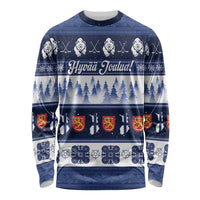 Finland Christmas Long Sleeve Shirt Suomen Tasavalta Hyvaa Joulua - Wonder Print Shop