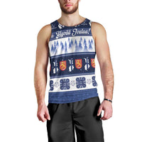 Finland Christmas Men Tank Top Suomen Tasavalta Hyvaa Joulua - Wonder Print Shop