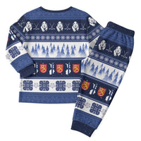Finland Christmas Pajama Set Suomen Tasavalta Hyvaa Joulua - Wonder Print Shop