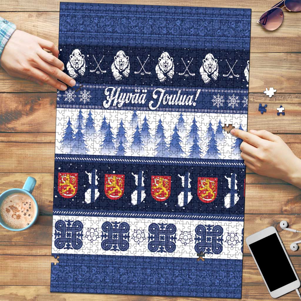 Finland Christmas Puzzle Suomen Tasavalta Hyvaa Joulua - Wonder Print Shop