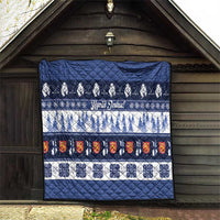 Finland Christmas Quilt Suomen Tasavalta Hyvaa Joulua - Wonder Print Shop
