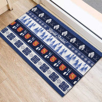 Finland Christmas Rubber Doormat Suomen Tasavalta Hyvaa Joulua - Wonder Print Shop