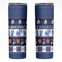 Finland Christmas Skinny Tumbler Suomen Tasavalta Hyvaa Joulua - Wonder Print Shop