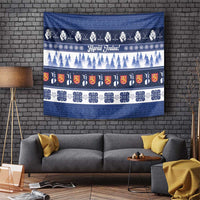 Finland Christmas Tapestry Suomen Tasavalta Hyvaa Joulua - Wonder Print Shop
