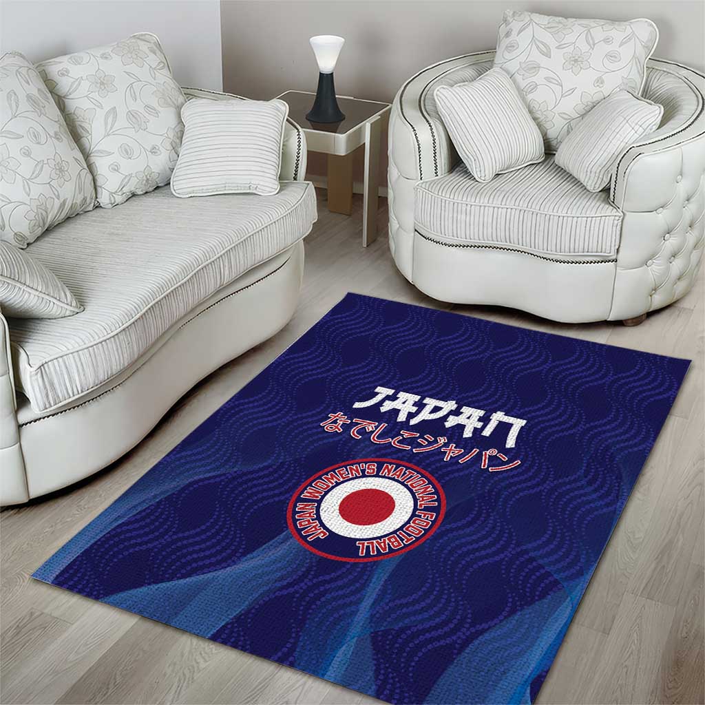 Japan Football Area Rug Go Champions Nadeshiko Japanese - Wonder Print Shop