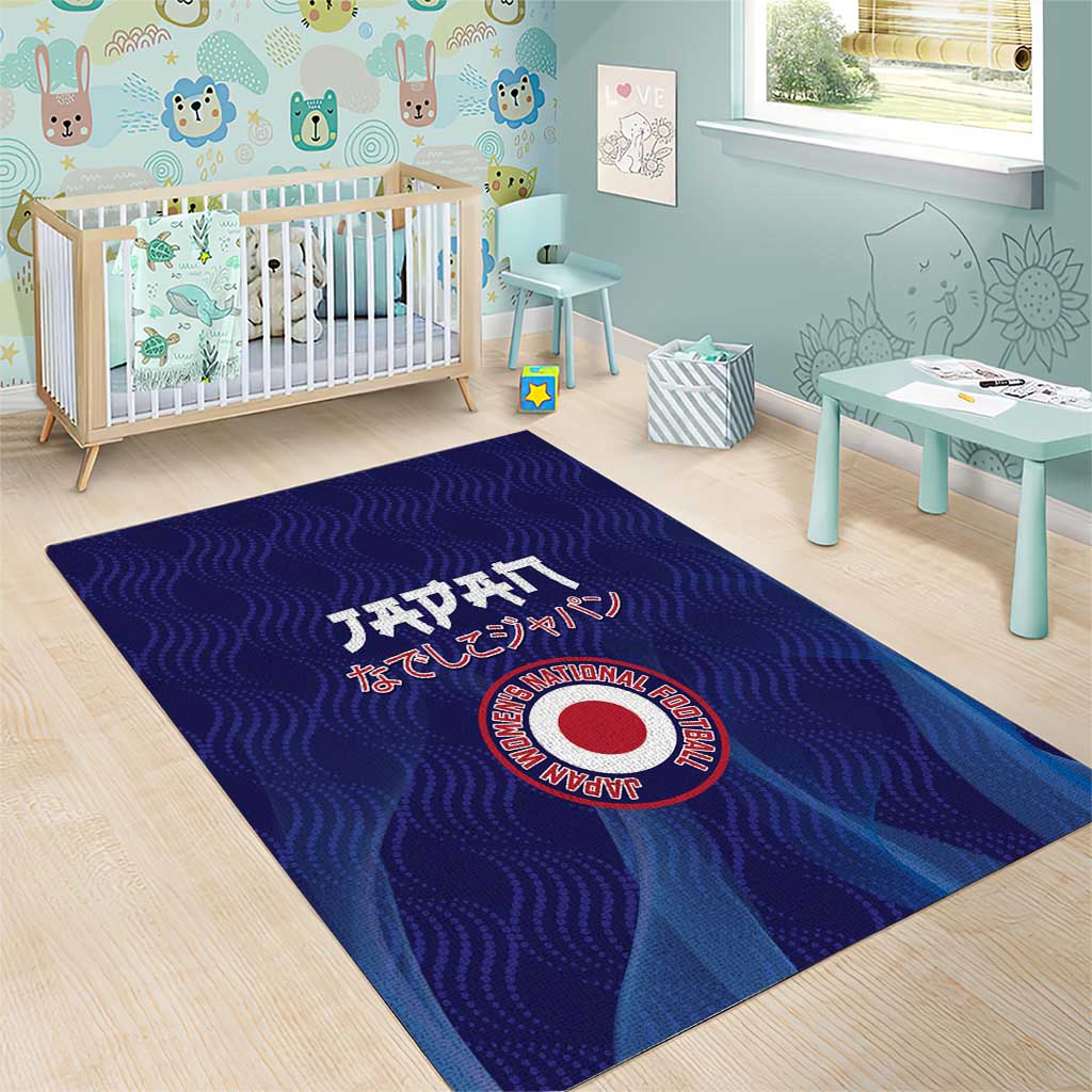 Japan Football Area Rug Go Champions Nadeshiko Japanese - Wonder Print Shop