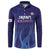 Custom Japan Football Button Sweatshirt Go Champions Nadeshiko Japanese - Wonder Print Shop
