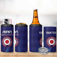 Custom Japan Football 4 in 1 Can Cooler Tumbler Go Champions Nadeshiko Japanese - Wonder Print Shop