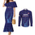 Custom Japan Football Couples Matching Mermaid Dress and Long Sleeve Button Shirt Go Champions Nadeshiko Japanese