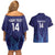 Custom Japan Football Couples Matching Off Shoulder Short Dress and Hawaiian Shirt Go Champions Nadeshiko Japanese - Wonder Print Shop