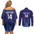 Custom Japan Football Couples Matching Off Shoulder Short Dress and Long Sleeve Button Shirt Go Champions Nadeshiko Japanese - Wonder Print Shop