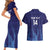 Custom Japan Football Couples Matching Short Sleeve Bodycon Dress and Hawaiian Shirt Go Champions Nadeshiko Japanese - Wonder Print Shop