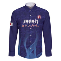 Custom Japan Football Family Matching Long Sleeve Bodycon Dress and Hawaiian Shirt Go Champions Nadeshiko Japanese - Wonder Print Shop