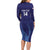 Custom Japan Football Family Matching Long Sleeve Bodycon Dress and Hawaiian Shirt Go Champions Nadeshiko Japanese - Wonder Print Shop