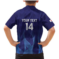 Custom Japan Football Family Matching Mermaid Dress and Hawaiian Shirt Go Champions Nadeshiko Japanese - Wonder Print Shop