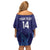 Custom Japan Football Family Matching Off Shoulder Short Dress and Hawaiian Shirt Go Champions Nadeshiko Japanese - Wonder Print Shop