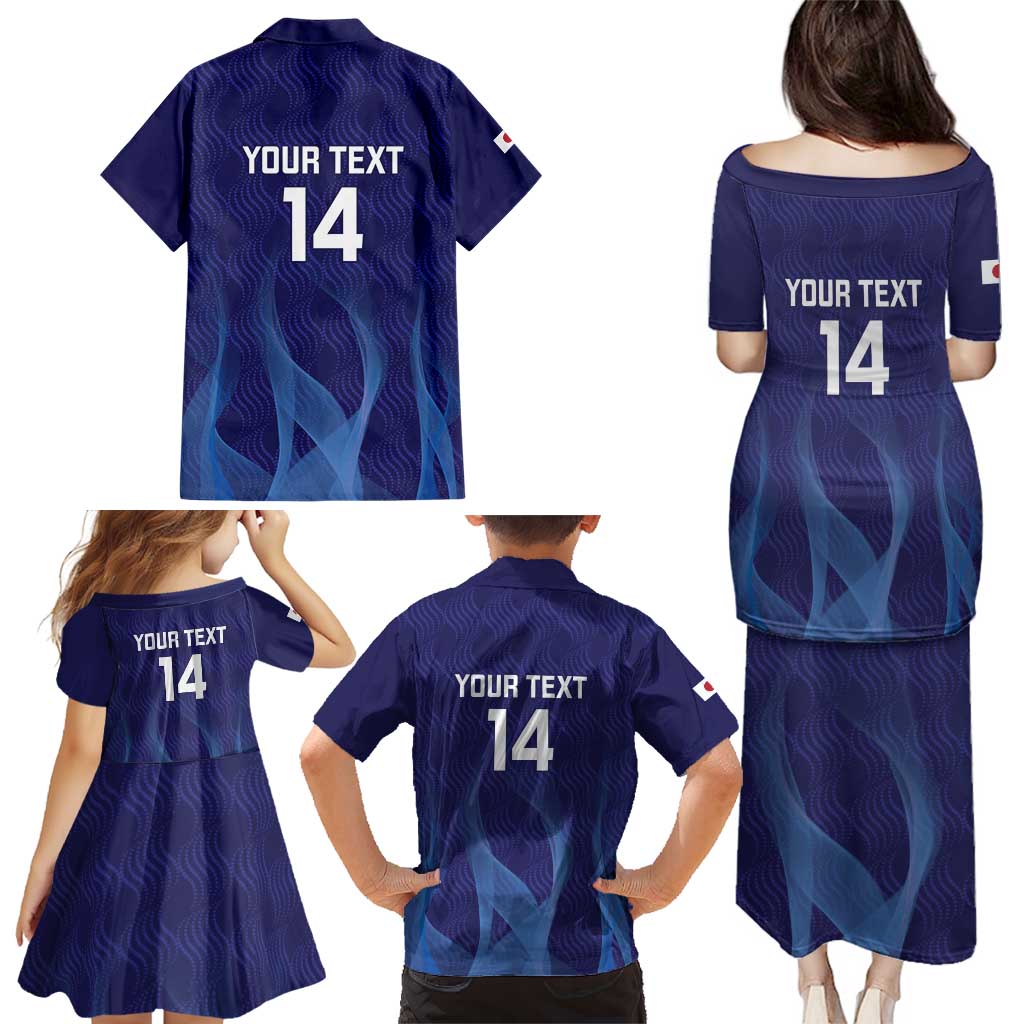 Custom Japan Football Family Matching Puletasi and Hawaiian Shirt Go Champions Nadeshiko Japanese - Wonder Print Shop