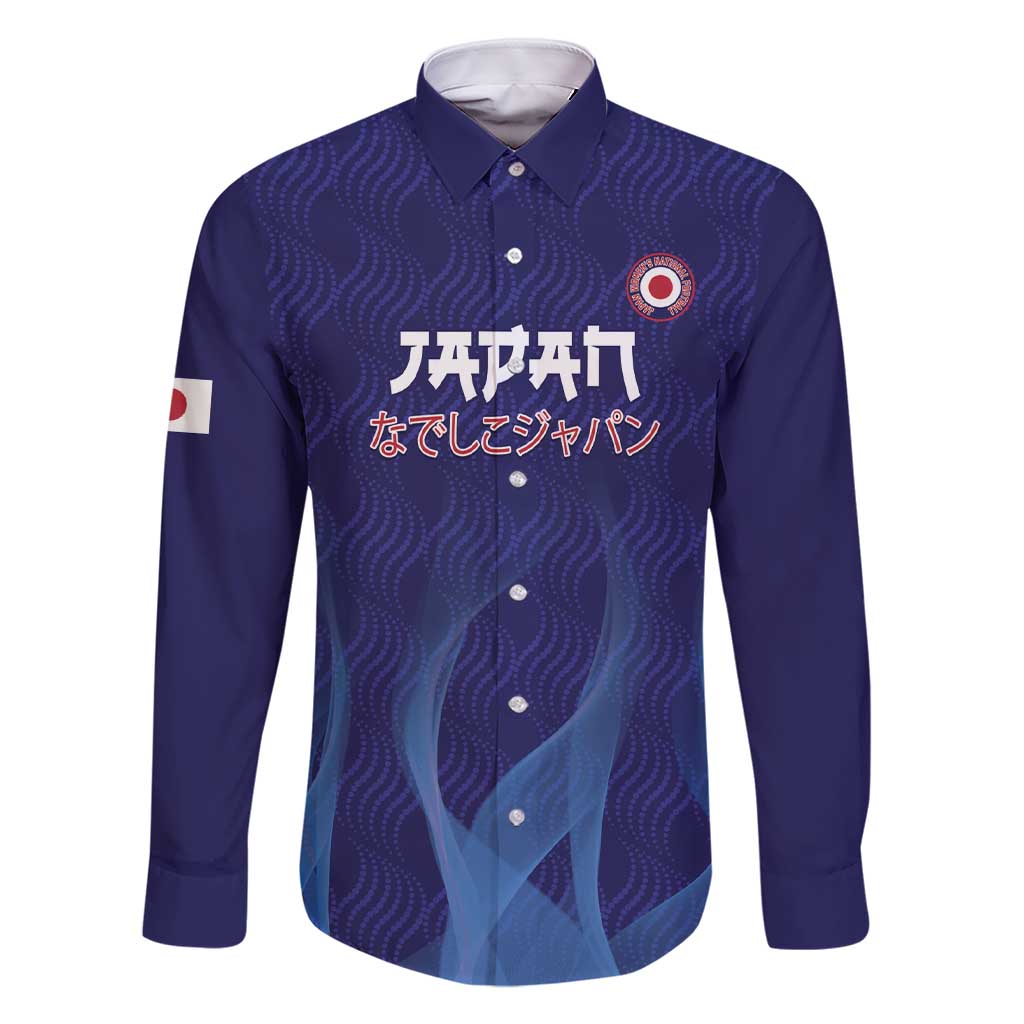 Custom Japan Football Family Matching Short Sleeve Bodycon Dress and Hawaiian Shirt Go Champions Nadeshiko Japanese - Wonder Print Shop