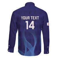 Custom Japan Football Family Matching Short Sleeve Bodycon Dress and Hawaiian Shirt Go Champions Nadeshiko Japanese - Wonder Print Shop