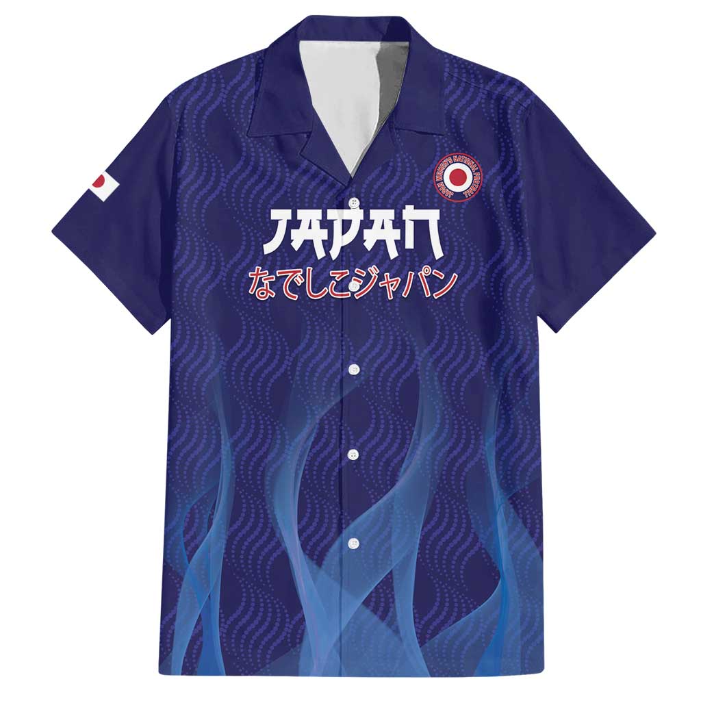 Custom Japan Football Hawaiian Shirt Go Champions Nadeshiko Japanese - Wonder Print Shop