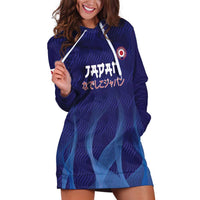 Custom Japan Football Hoodie Dress Go Champions Nadeshiko Japanese - Wonder Print Shop