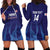 Custom Japan Football Hoodie Dress Go Champions Nadeshiko Japanese - Wonder Print Shop