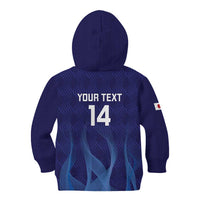 Custom Japan Football Kid Hoodie Go Champions Nadeshiko Japanese - Wonder Print Shop