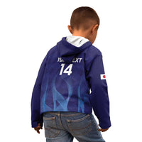 Custom Japan Football Kid Hoodie Go Champions Nadeshiko Japanese - Wonder Print Shop