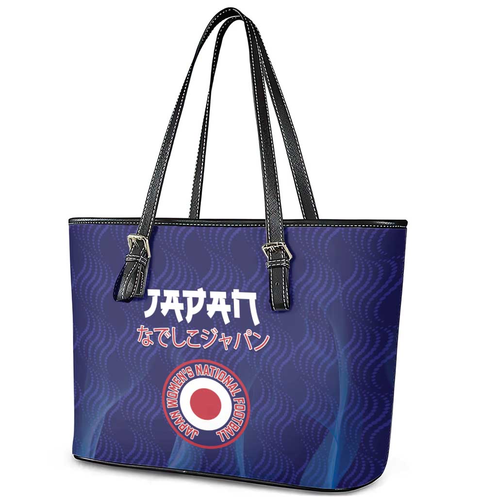 Japan Football Leather Tote Bag Go Champions Nadeshiko Japanese - Wonder Print Shop
