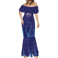 Custom Japan Football Mermaid Dress Go Champions Nadeshiko Japanese - Wonder Print Shop