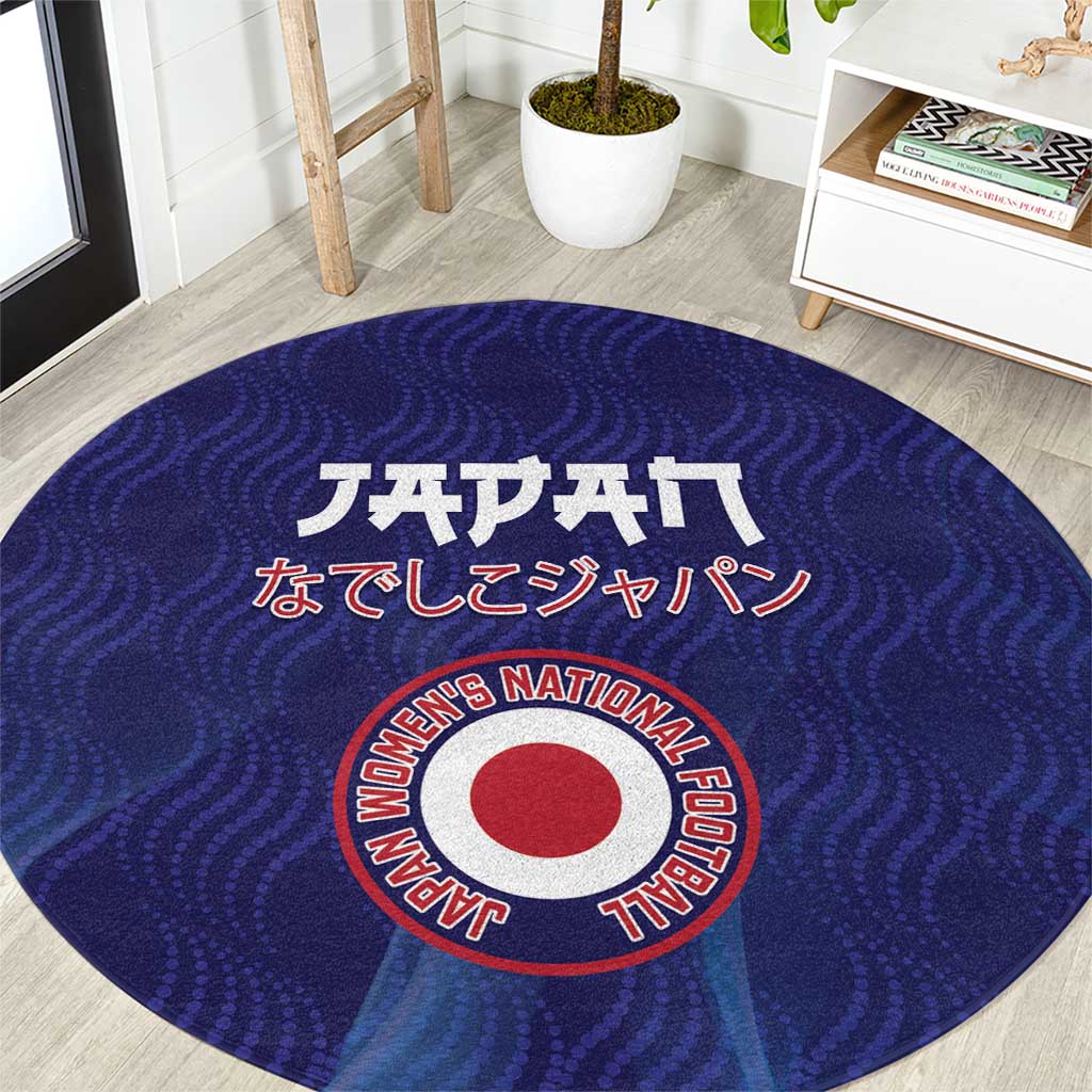 Japan Football Round Carpet Go Champions Nadeshiko Japanese