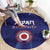 Japan Football Round Carpet Go Champions Nadeshiko Japanese