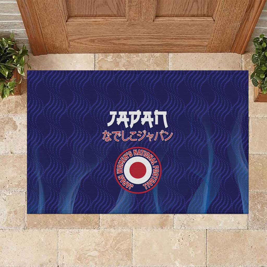 Japan Football Rubber Doormat Go Champions Nadeshiko Japanese - Wonder Print Shop