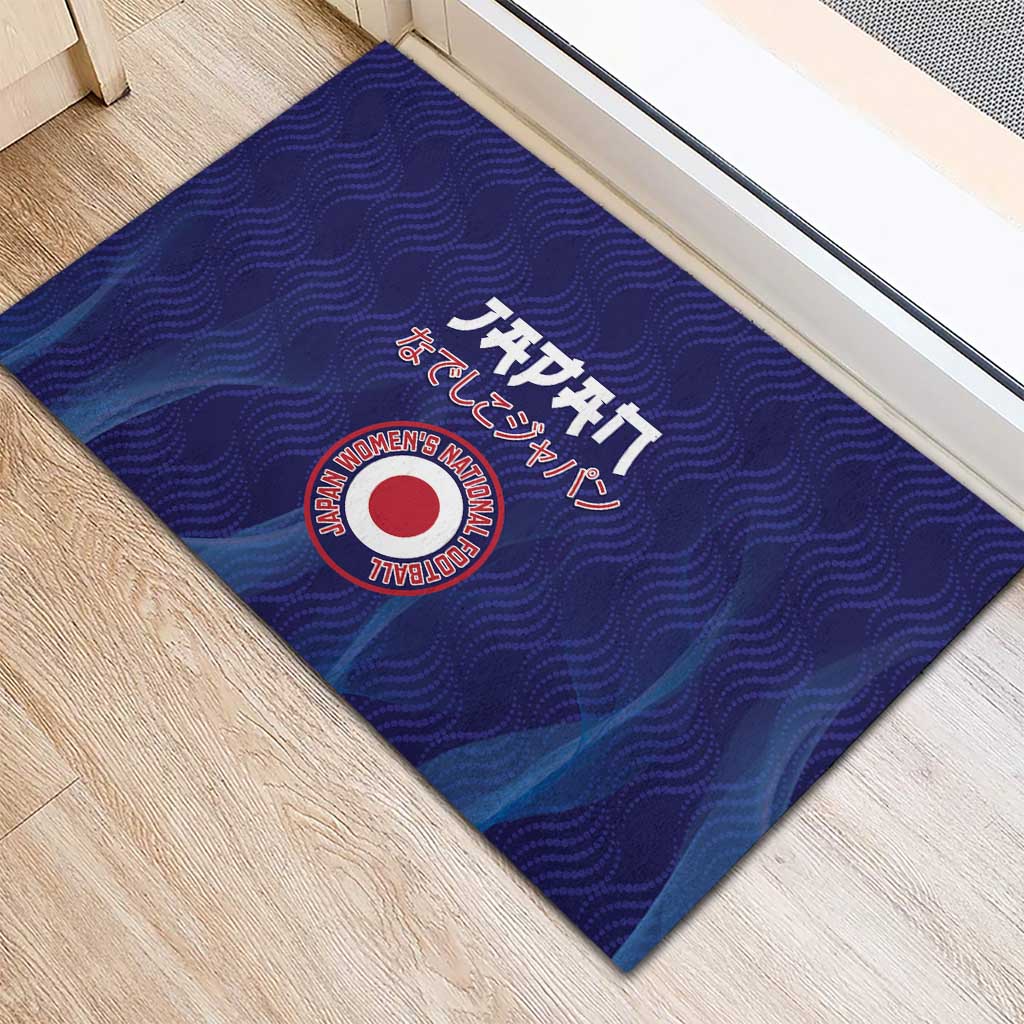 Japan Football Rubber Doormat Go Champions Nadeshiko Japanese - Wonder Print Shop