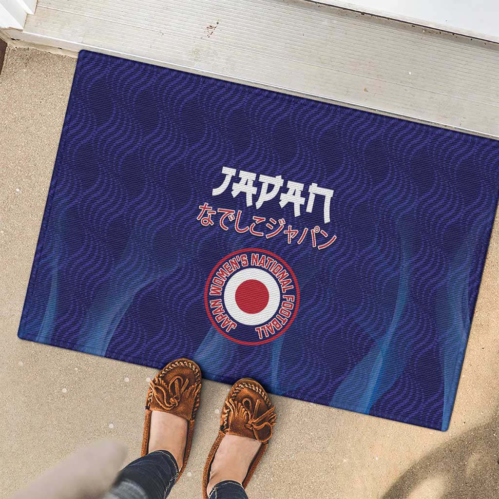 Japan Football Rubber Doormat Go Champions Nadeshiko Japanese - Wonder Print Shop