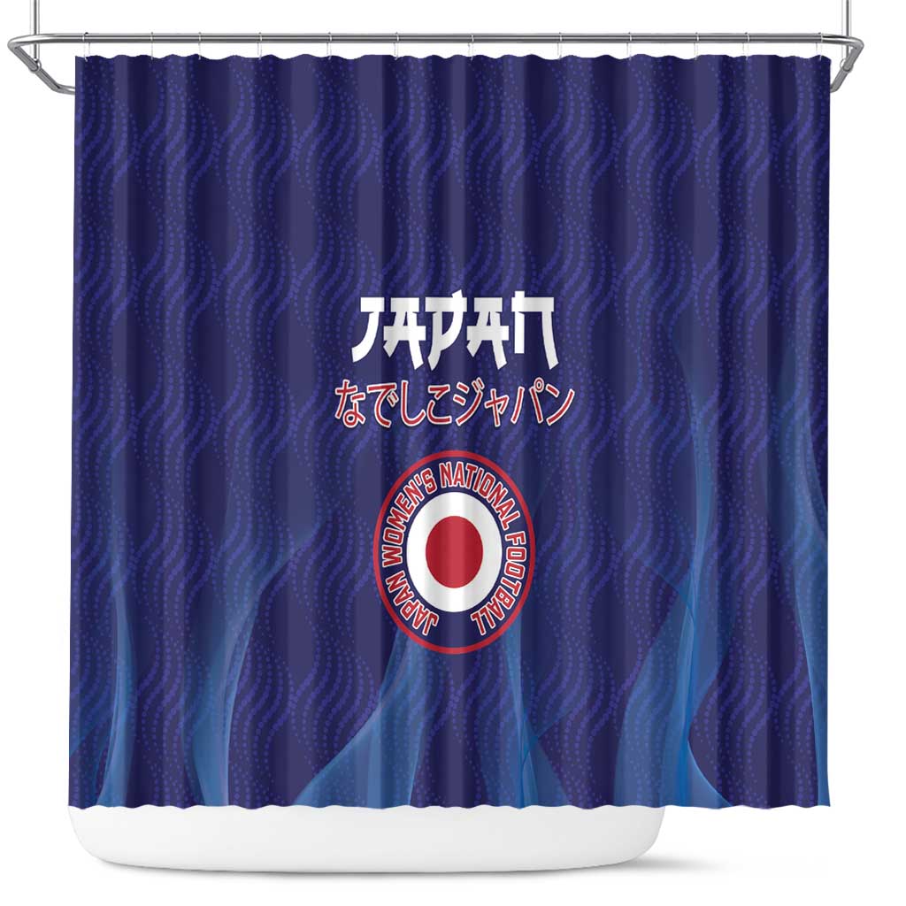 Japan Football Shower Curtain Go Champions Nadeshiko Japanese