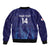 Custom Japan Football Sleeve Zip Bomber Jacket Go Champions Nadeshiko Japanese - Wonder Print Shop