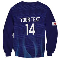 Custom Japan Football Sweatshirt Go Champions Nadeshiko Japanese - Wonder Print Shop