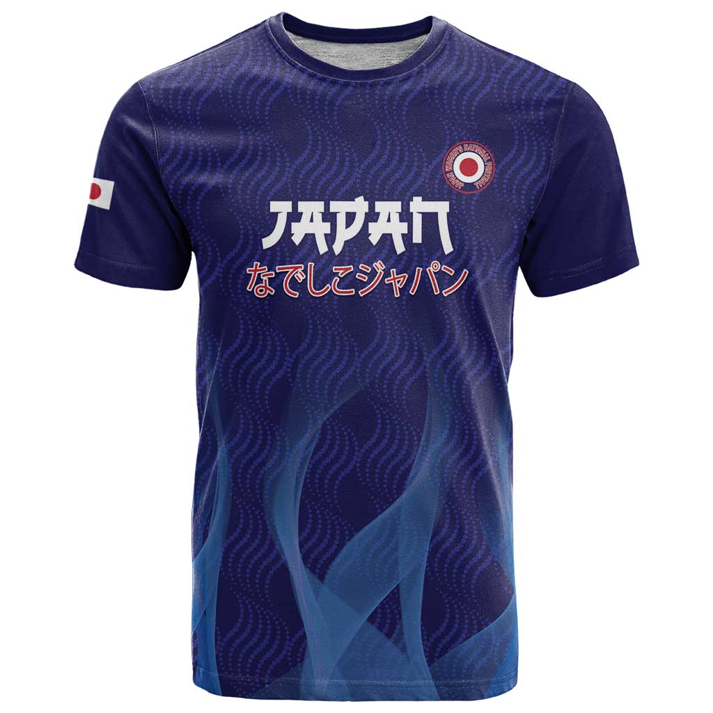 Custom Japan Football T Shirt Go Champions Nadeshiko Japanese - Wonder Print Shop