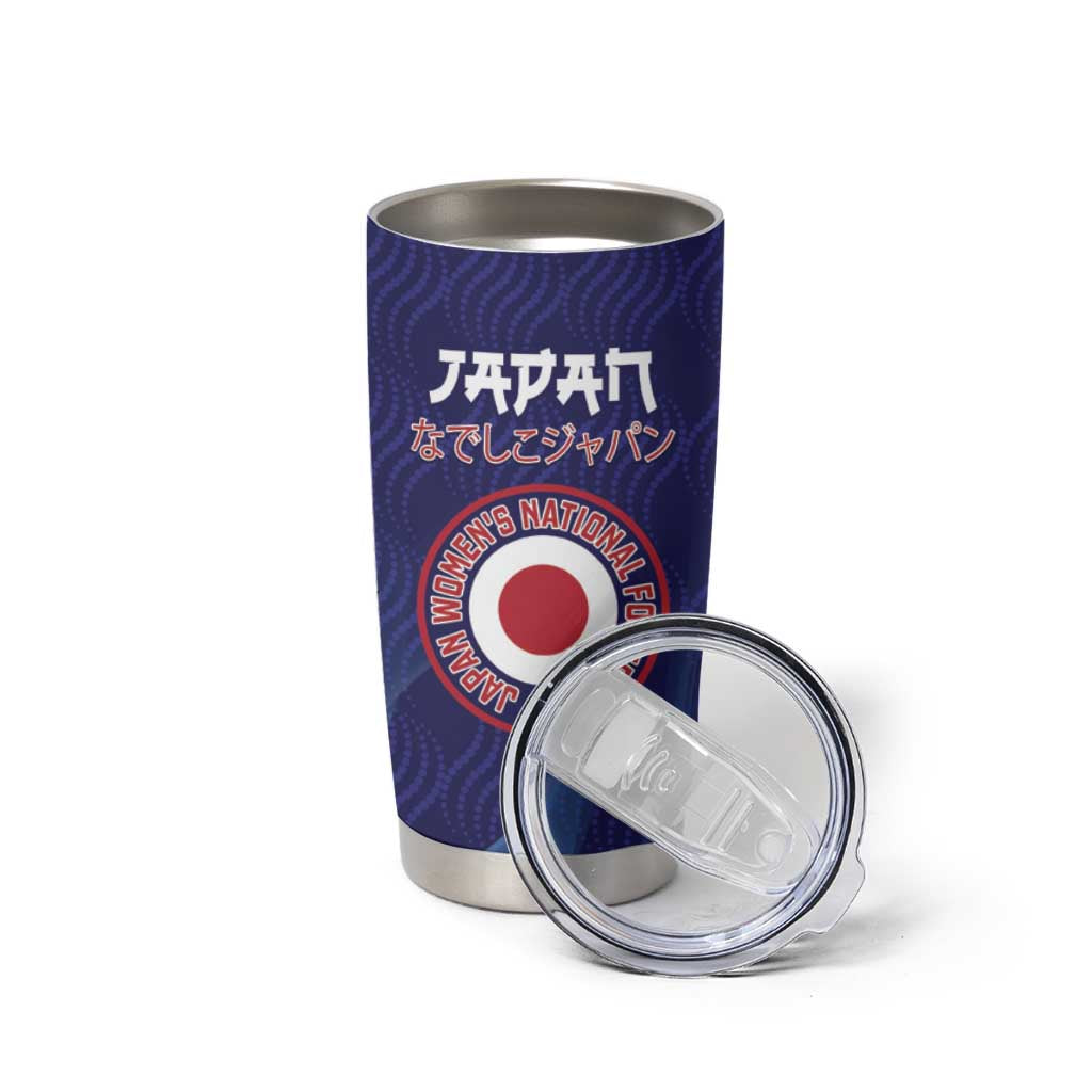Custom Japan Football Tumbler Cup Go Champions Nadeshiko Japanese - Wonder Print Shop