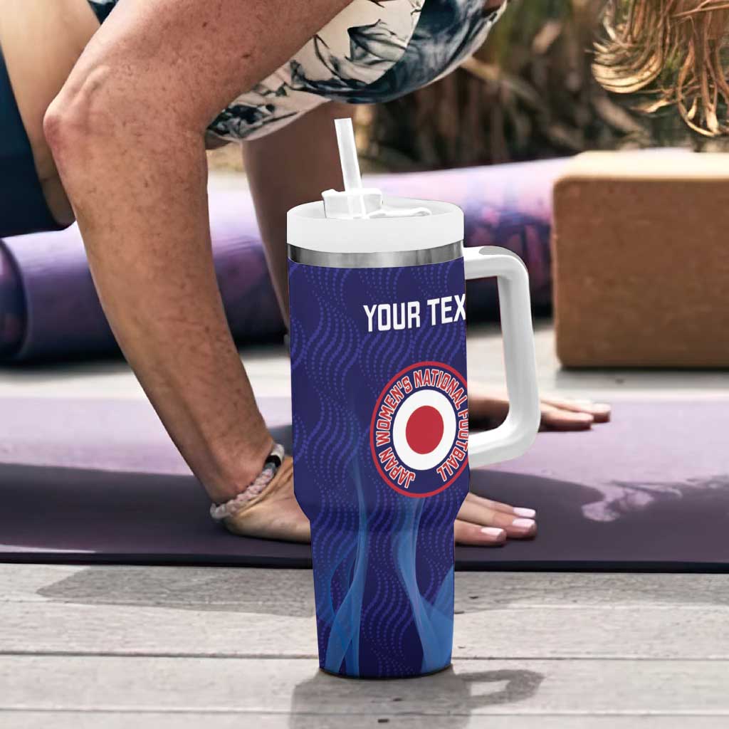 Custom Japan Football Tumbler With Handle Go Champions Nadeshiko Japanese - Wonder Print Shop